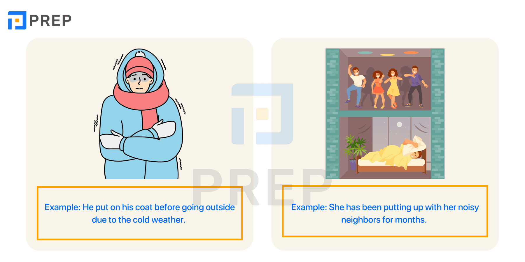 Other phrasal verbs with Put