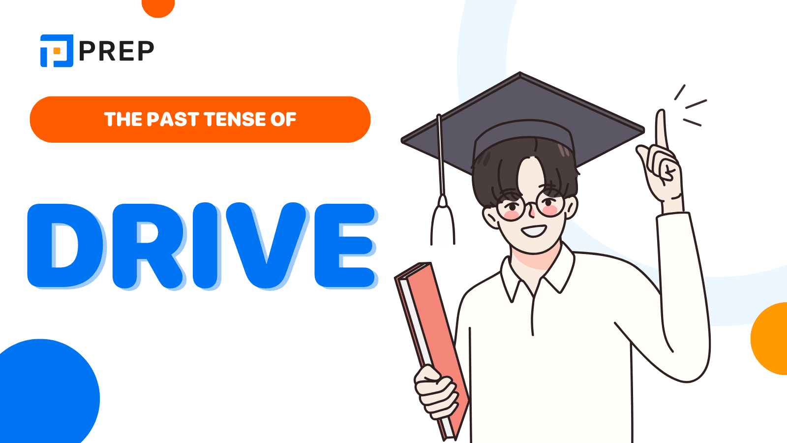 Irregular verb in English, past tense of Drive: Drive - Drove - Driven