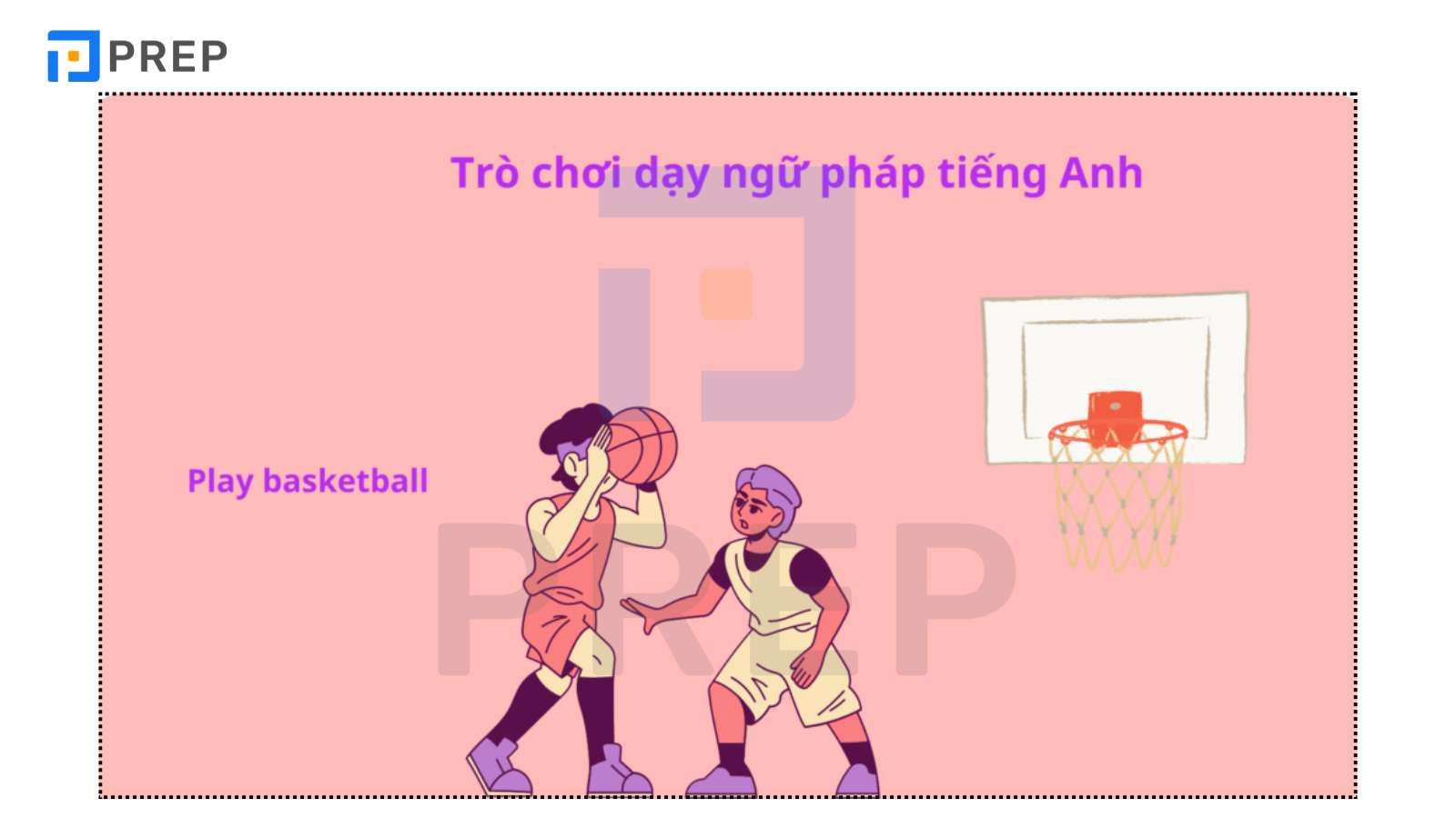 Phân loại trò chơi tiếng Anh lớp 6