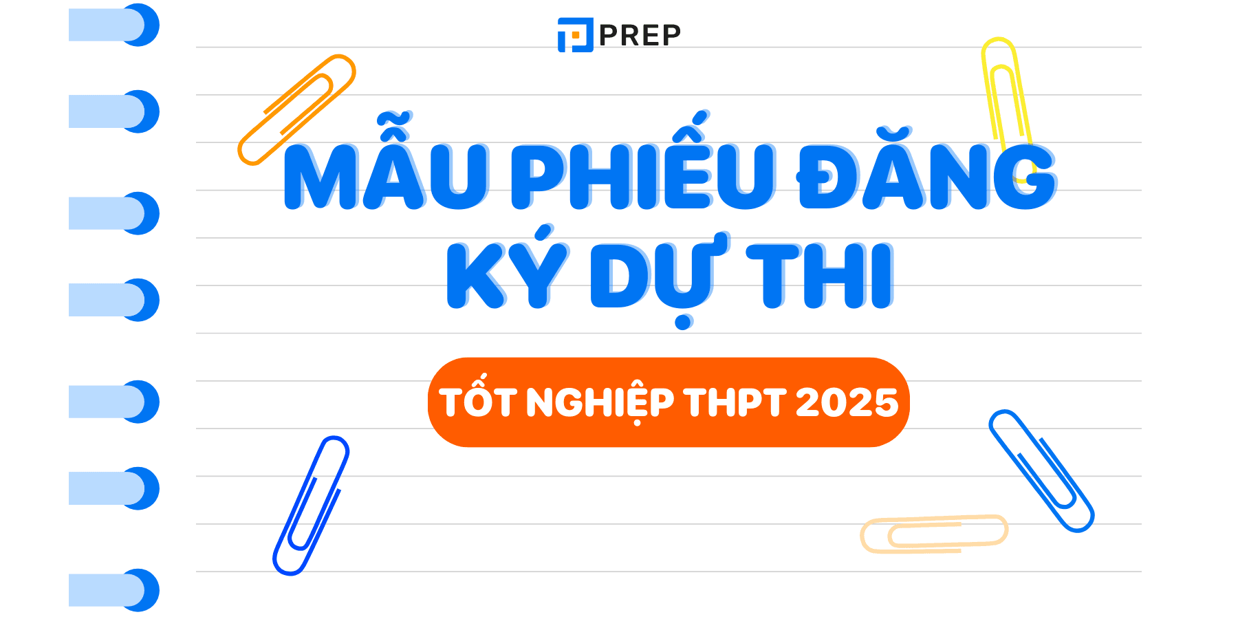 Mẫu phiếu đăng ký dự thi tốt nghiệp THPTQG