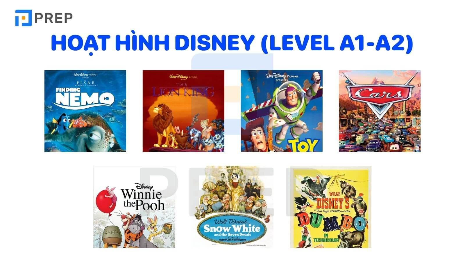 phim hoạt hình tiếng Anh