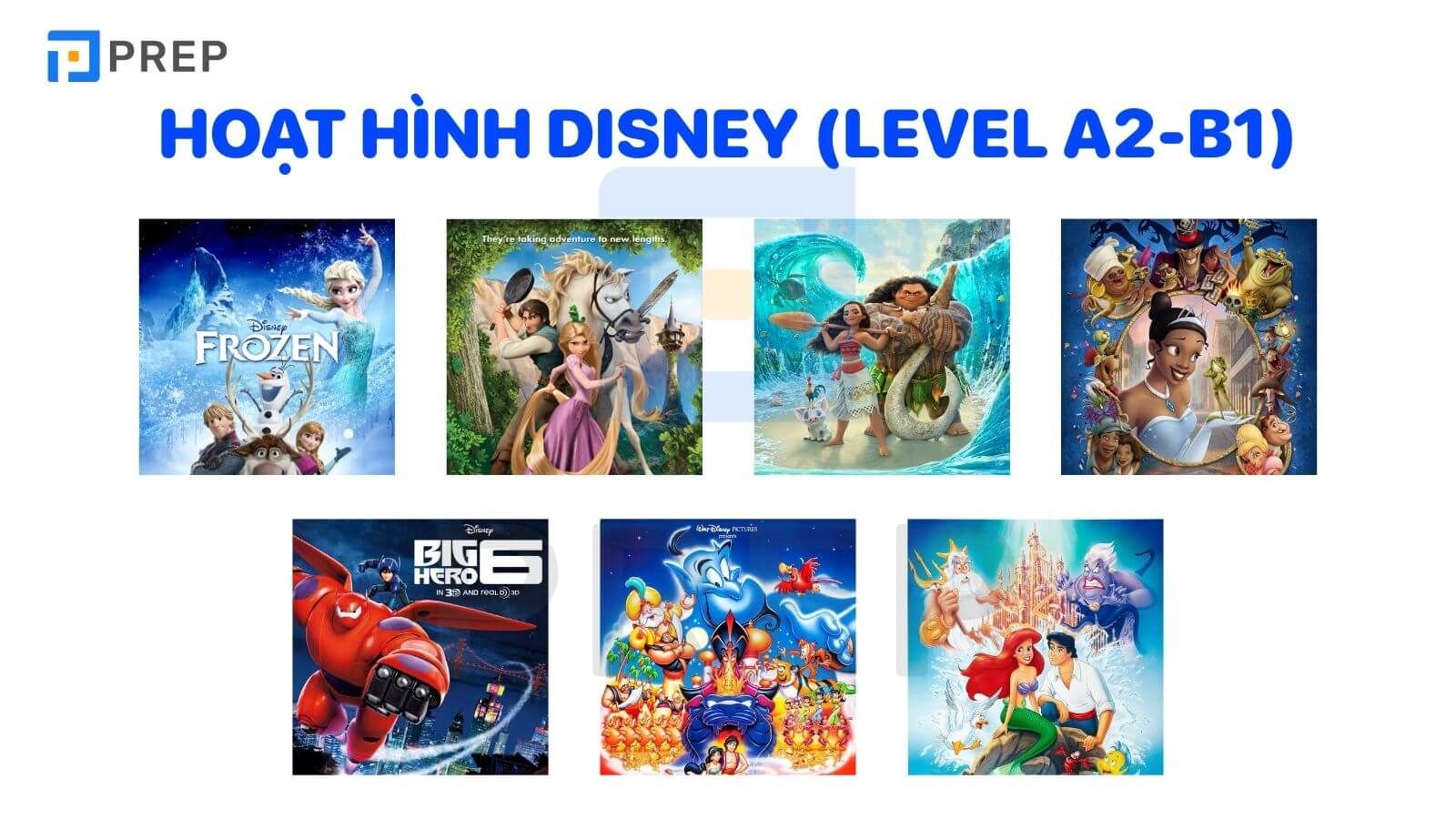 phim hoạt hình tiếng Anh