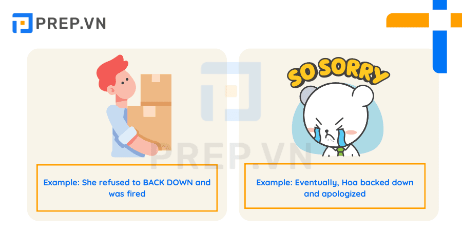 Back down