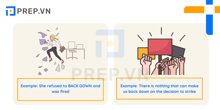 Back down