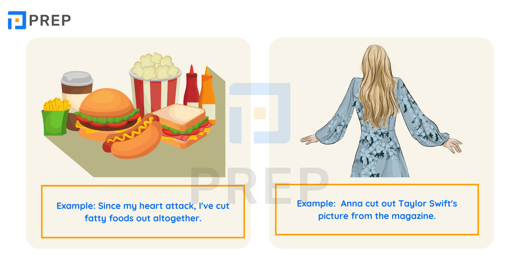 Cut phrasal verbs - Cut out
