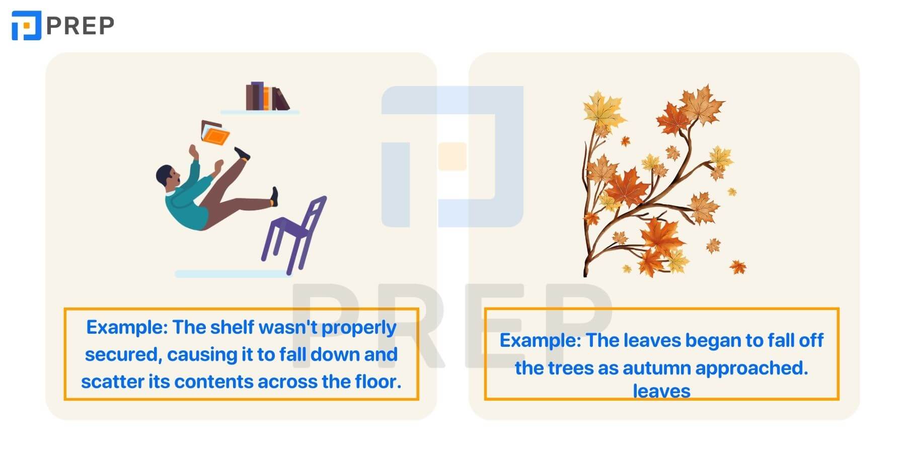 Phrasal verb với Fall trong tiếng Anh