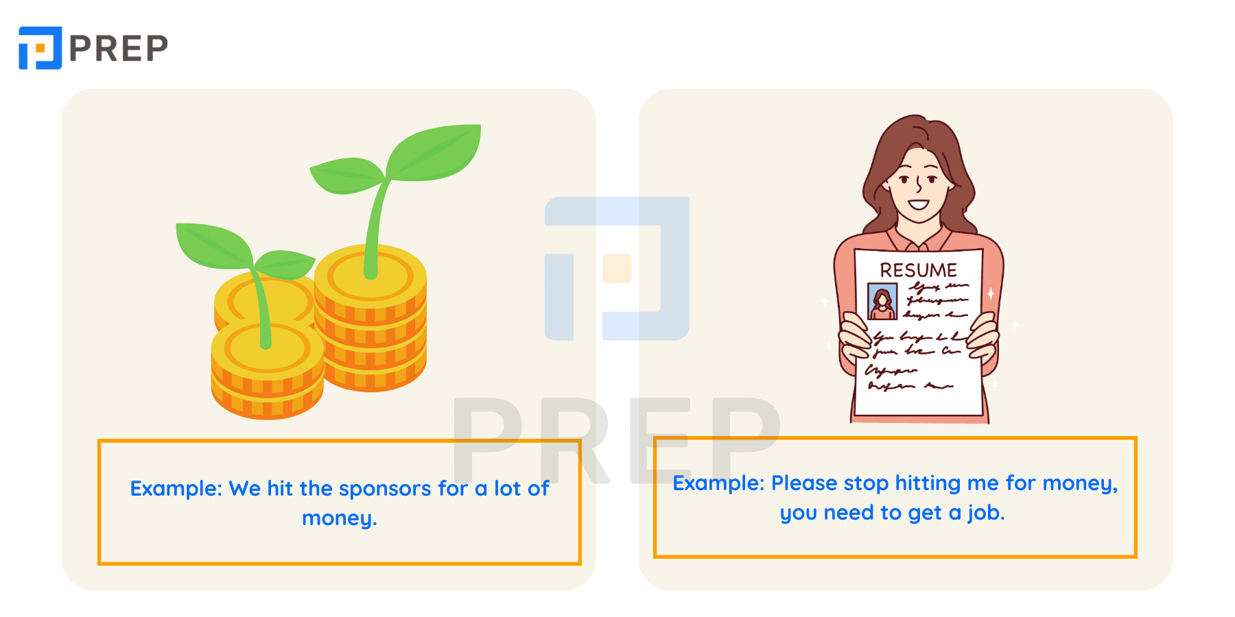 Phrasal verb Hit for trong tiếng Anh
