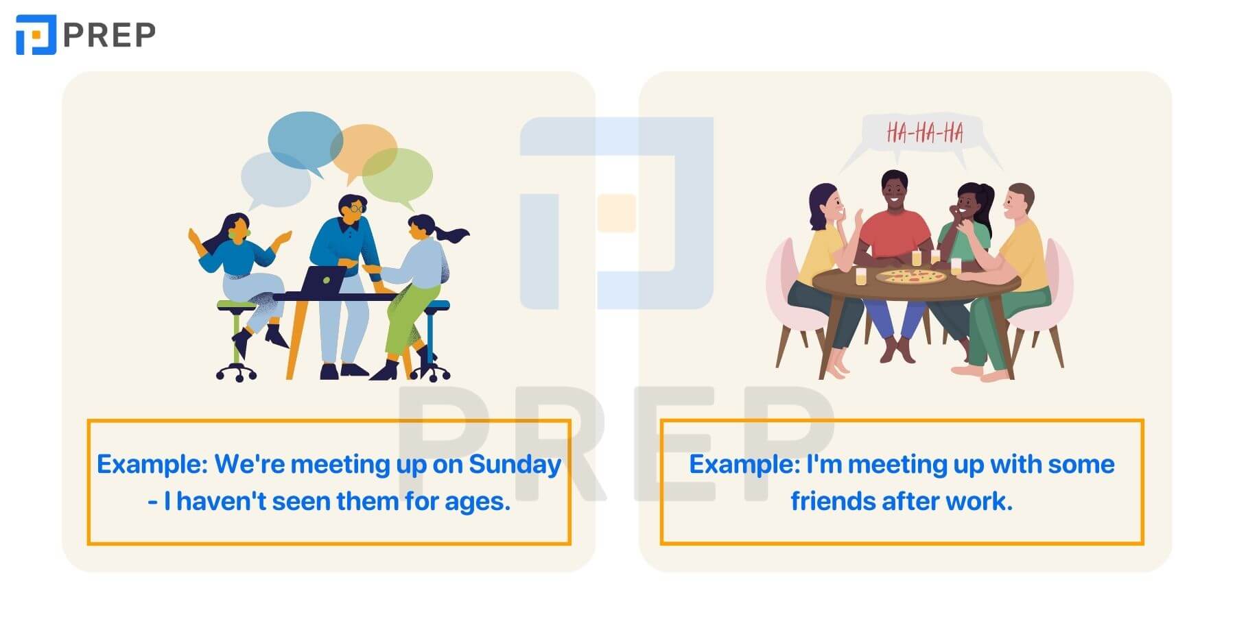Phrasal verb với Meet trong tiếng Anh