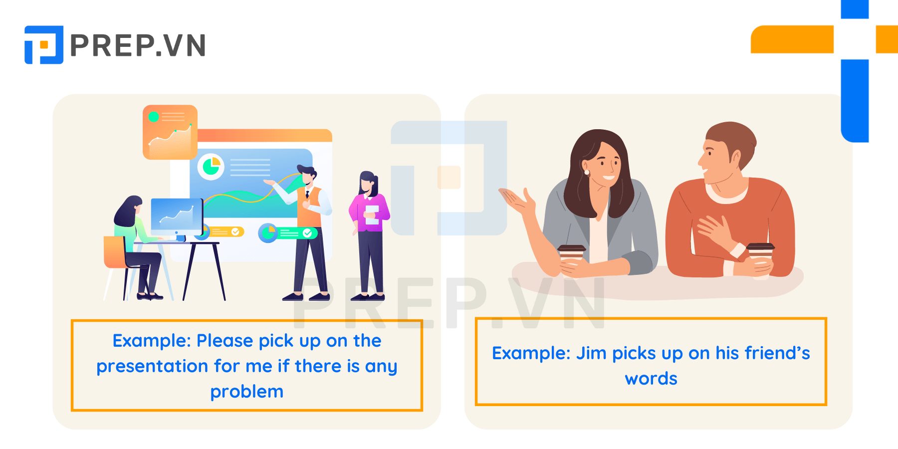 Ví dụ với Pick up on