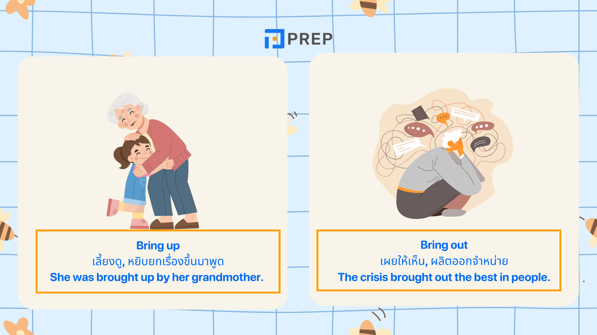 Bring Phrasal Verbs รวมคำสำคัญพร้อมความหมายและตัวอย่างใช้จริง