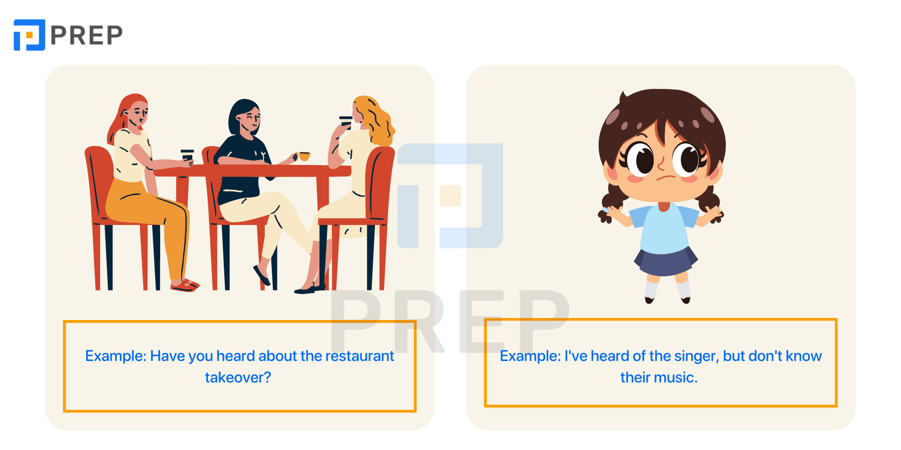 Phrasal verbs with Hear in English