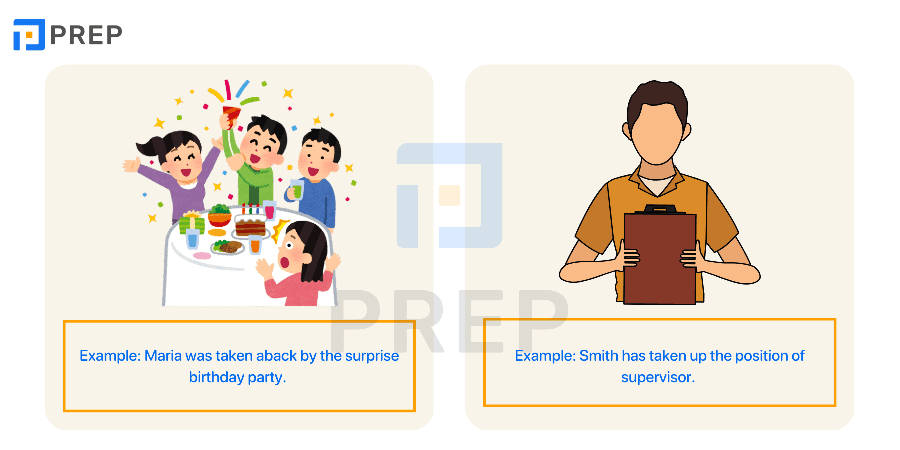 Phrasal verbs with Take in English