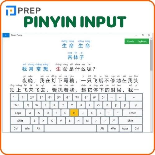Phần mềm Pinyin Input