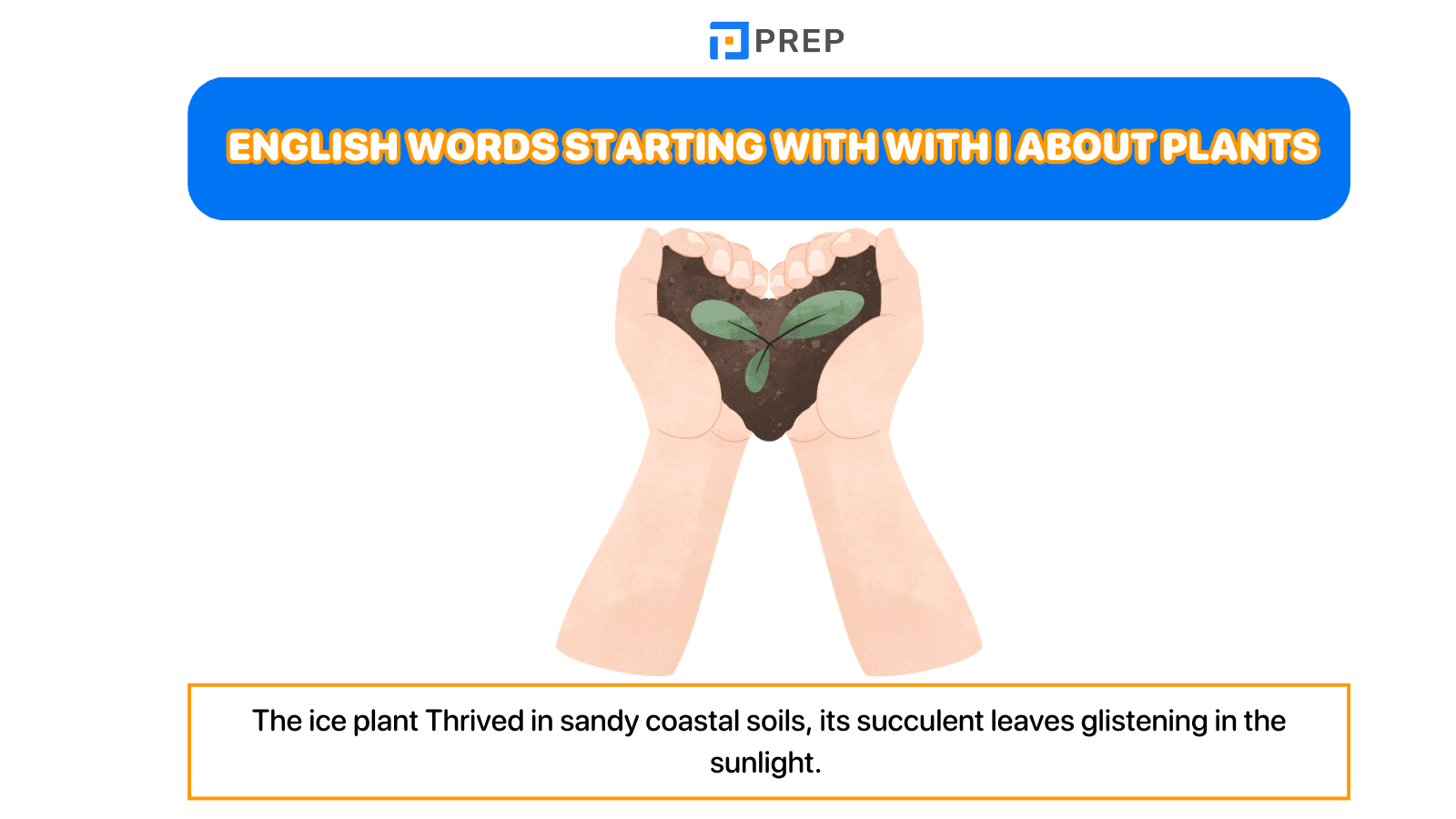 English words starting with I about plants