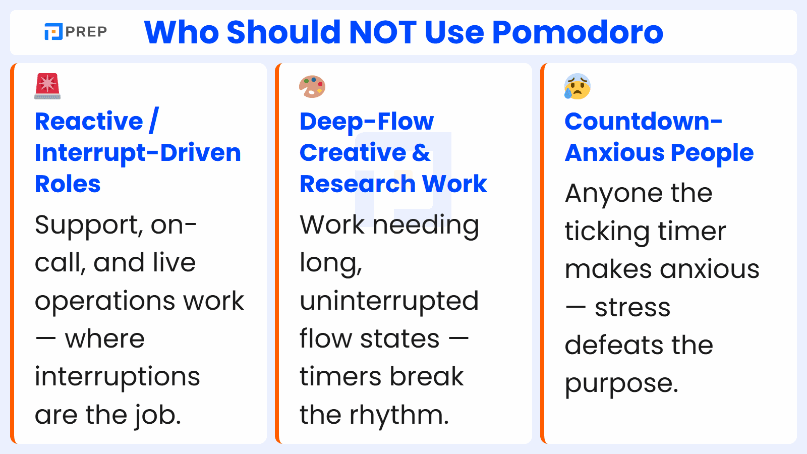 Who should not use the Pomodoro Technique