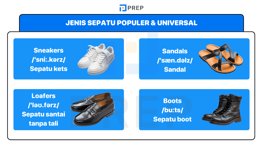 Jenis-jenis Sepatu Populer & Universal