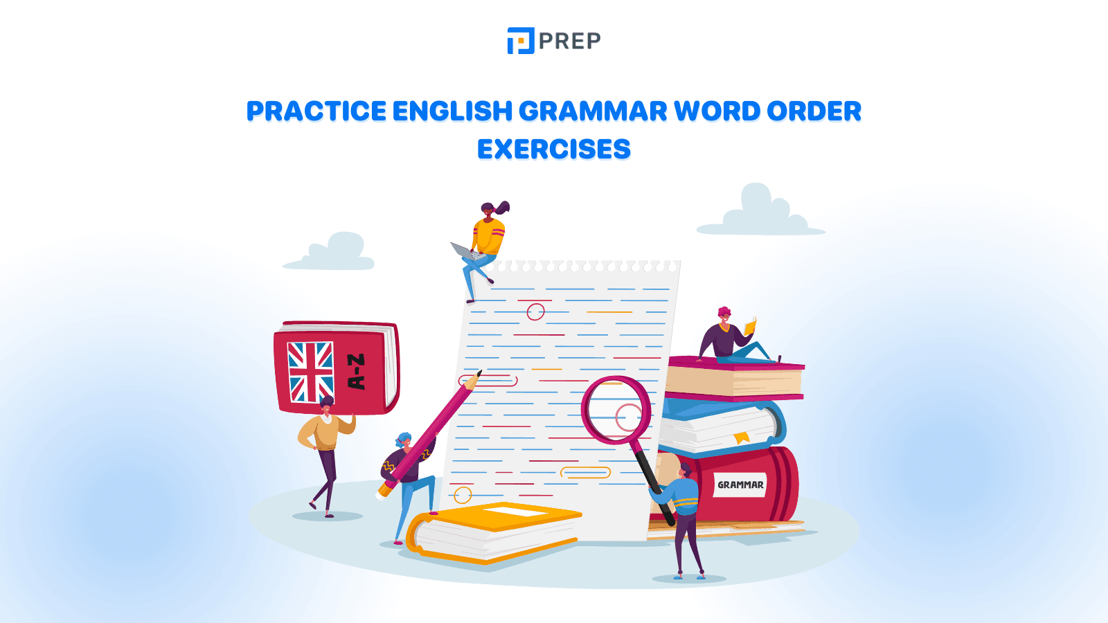 Practice English grammar word order exercises