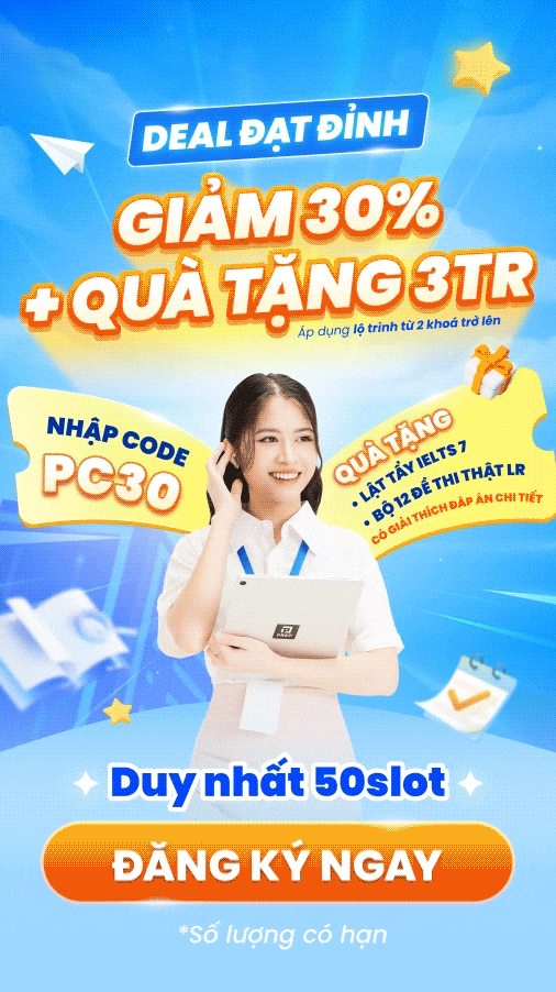 Đăng ký lộ trình IELTS 2 khóa trở lên