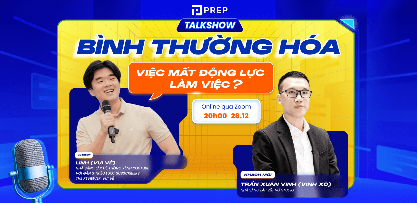 Talkshow Bình thường hóa việc mất động lực làm việc