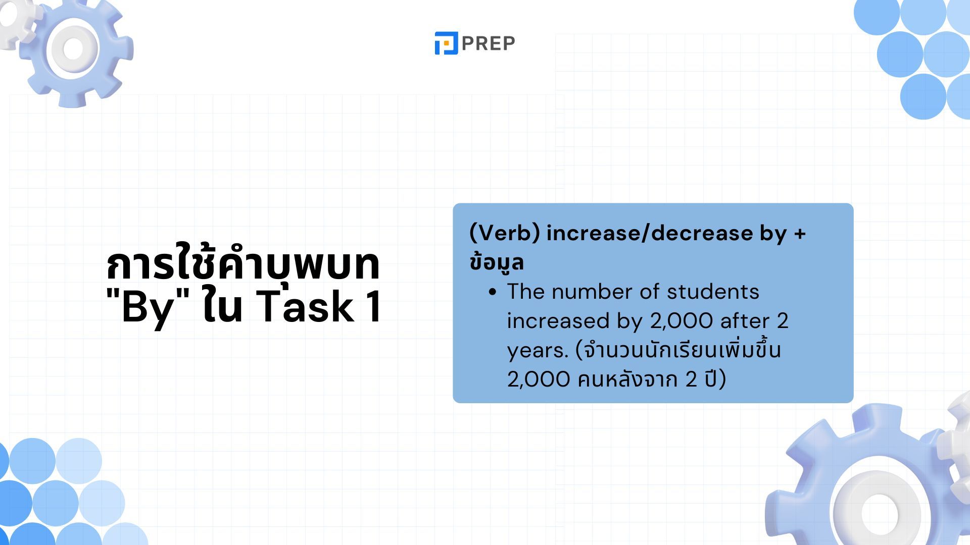 การใช้คำบุพบทใน IELTS Writing Task 1 - เคล็ดลับการเขียนให้ได้คะแนนสูง