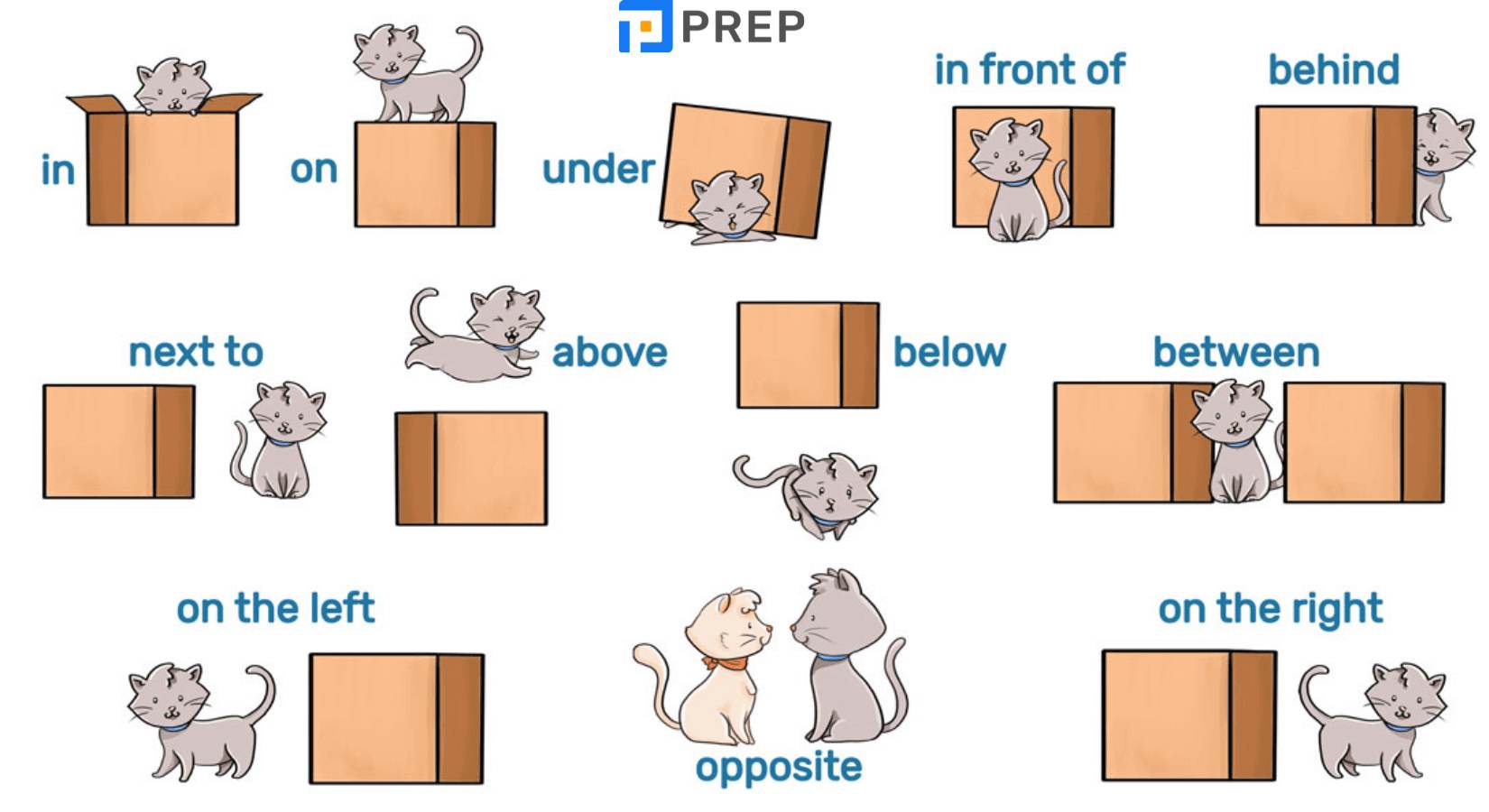 Prepositions of place