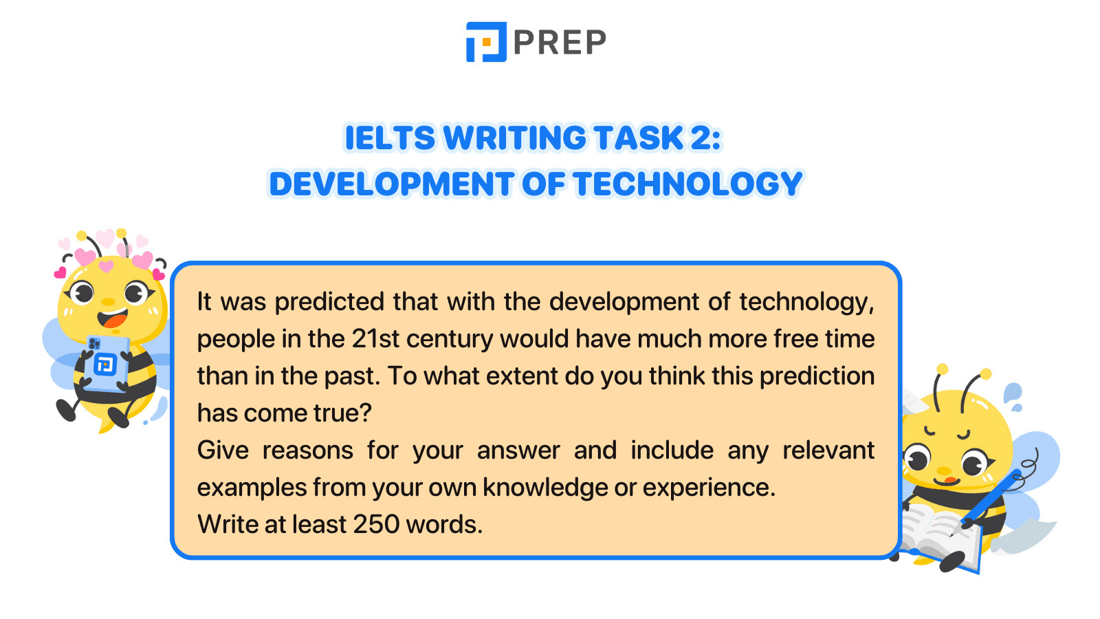 IELTS Writing Task 2 Development of technology