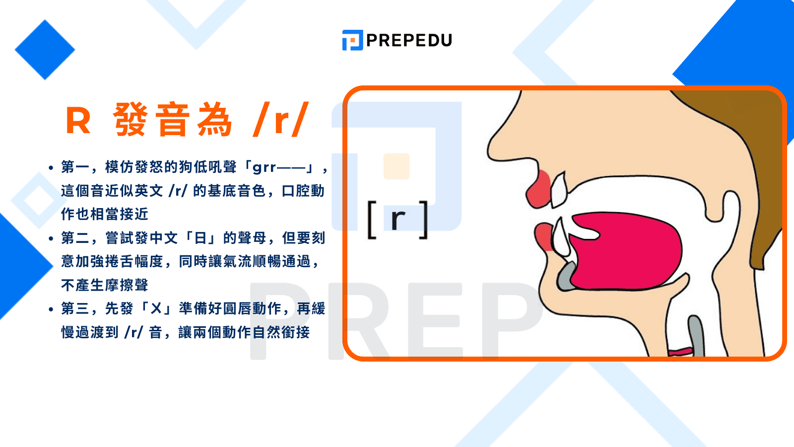 R 音標發音的嘴型舌位與 KK 音標解析