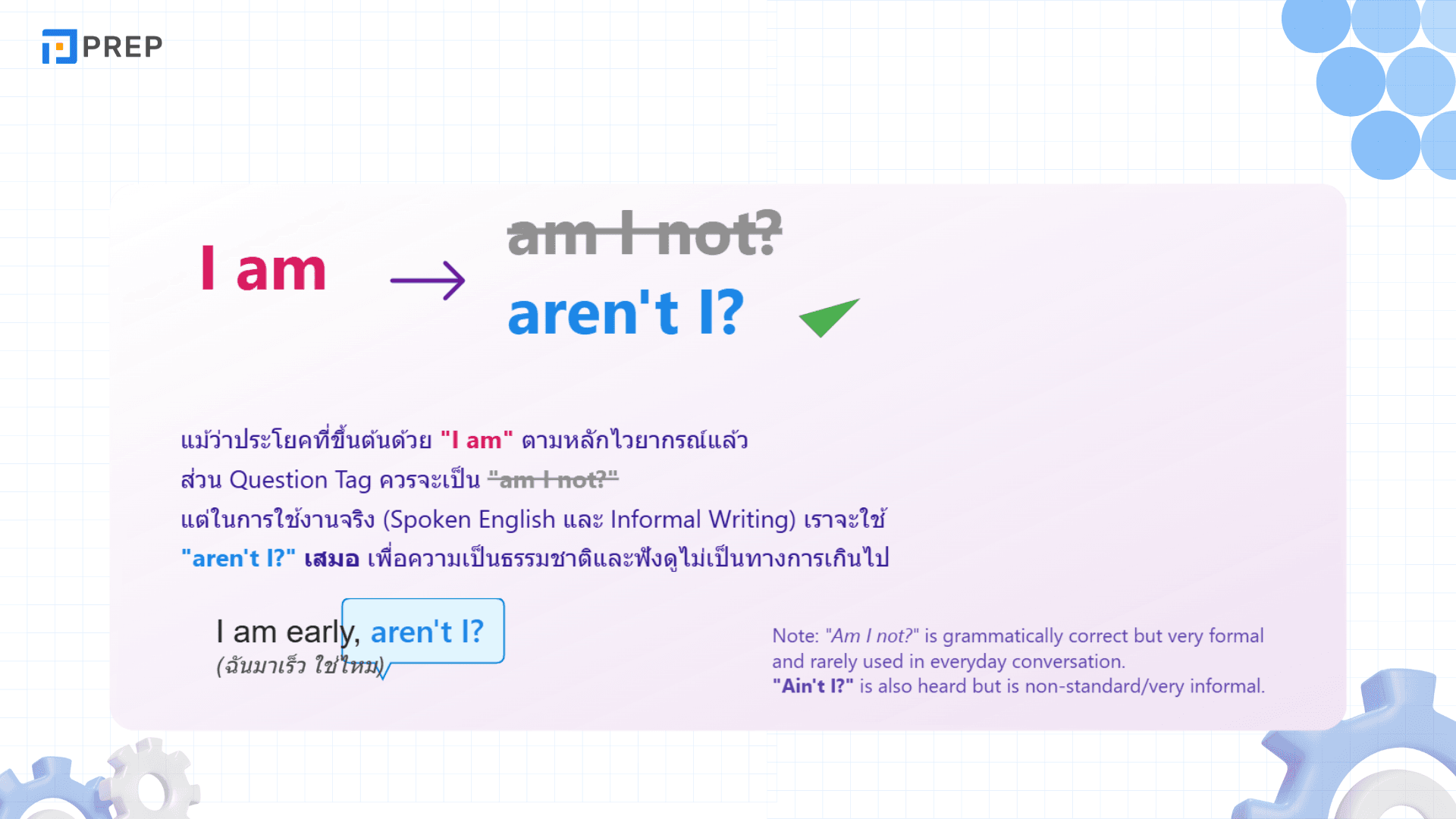 Question Tags คืออะไร? วิธีใช้และตัวอย่างในภาษาอังกฤษ