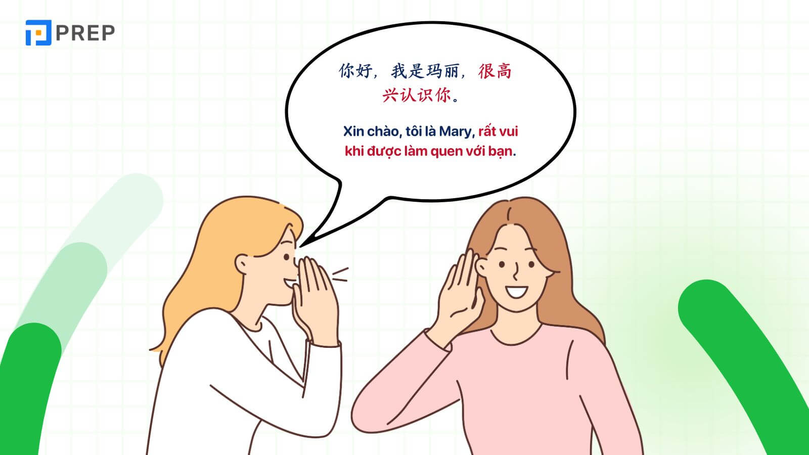 Rất vui được gặp bạn tiếng Trung thường dùng đó là&nbsp;很高兴认识你