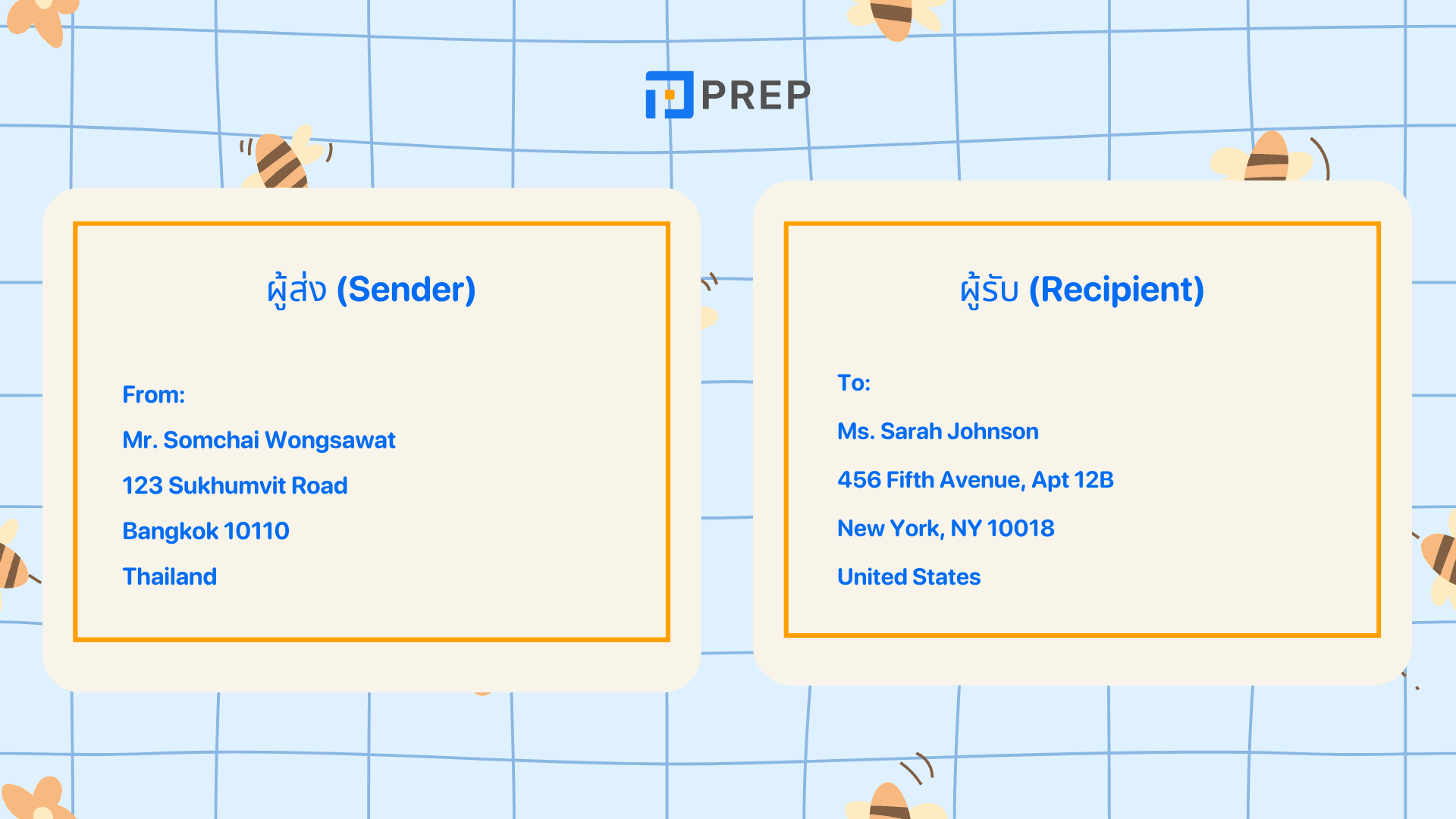 เขียนที่อยู่เป็นภาษาอังกฤษ วิธีเขียน Address ภาษาอังกฤษ