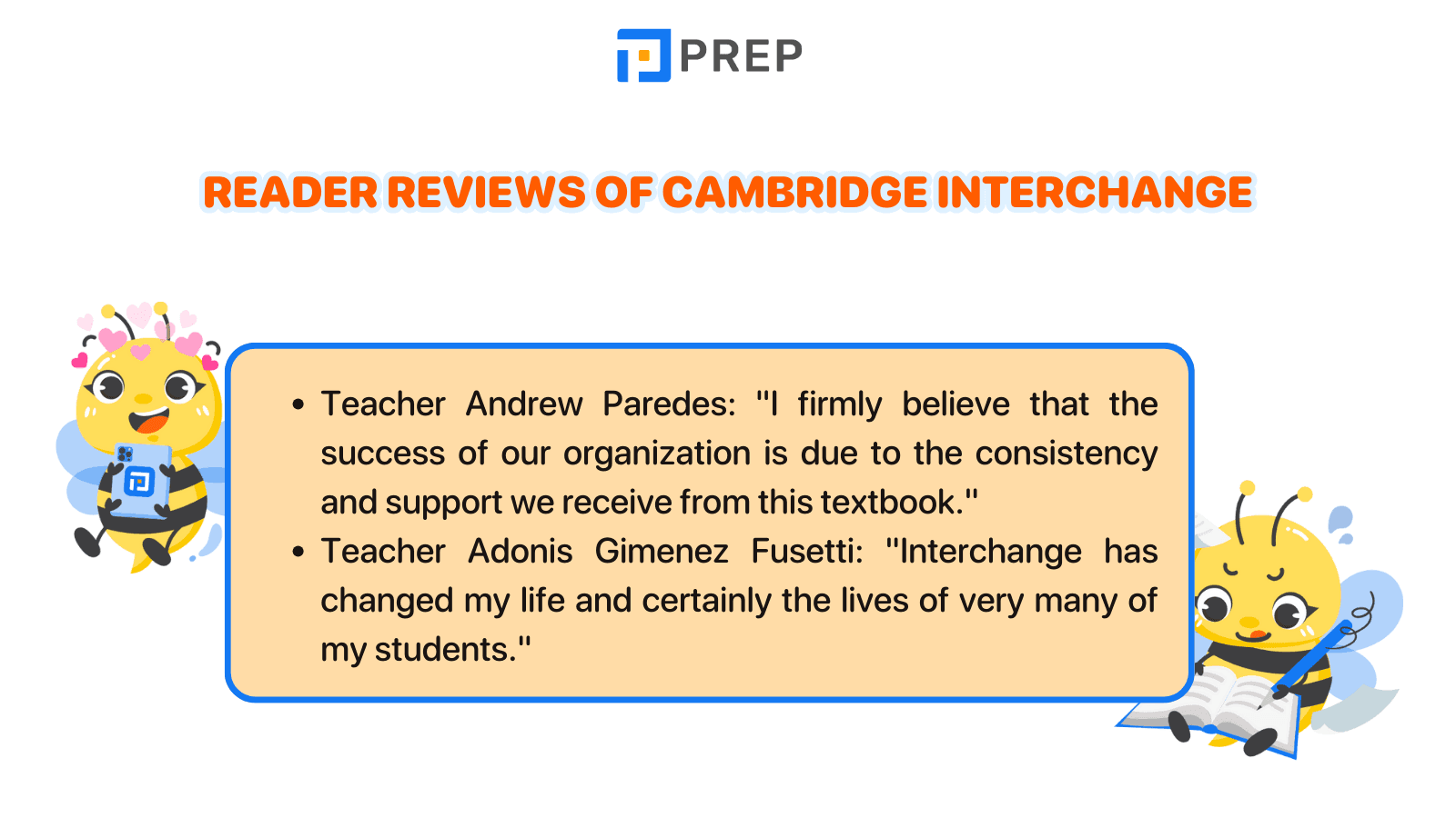 Reader Feedback on the Cambridge Interchange Series