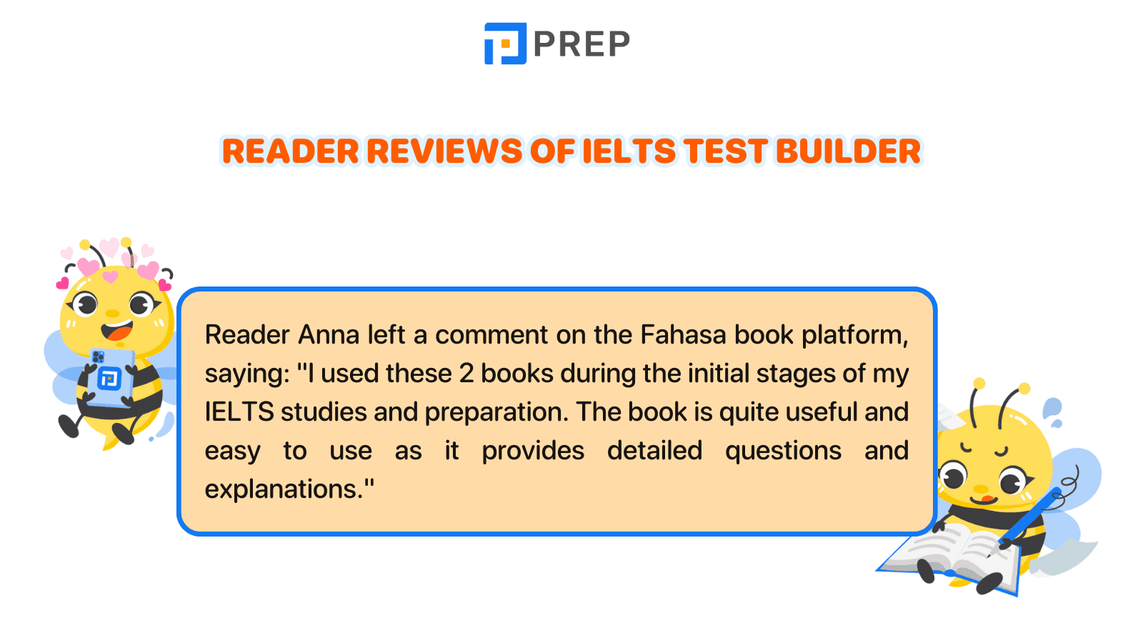 Reader Feedback on IELTS Test Builder