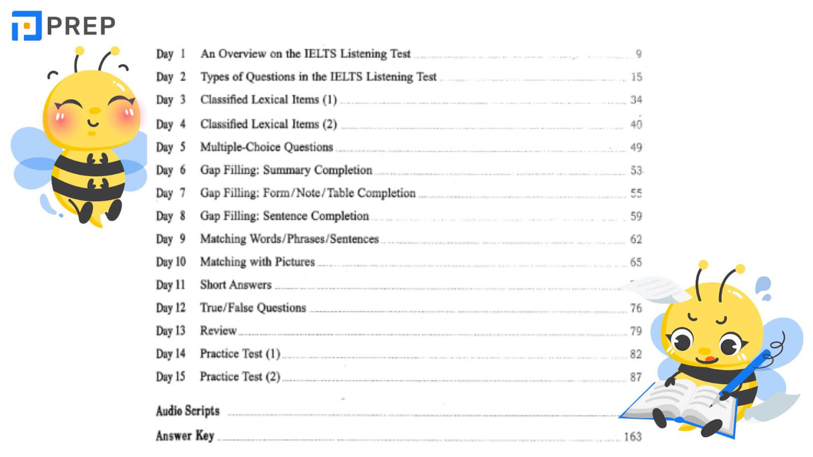 Review nội dung 15 Days Practice for IELTS Listening