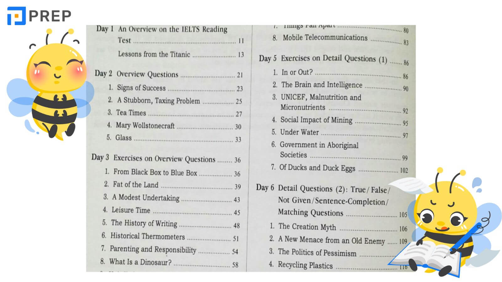 Review nội dung 15 Days Practice for IELTS Reading&nbsp;