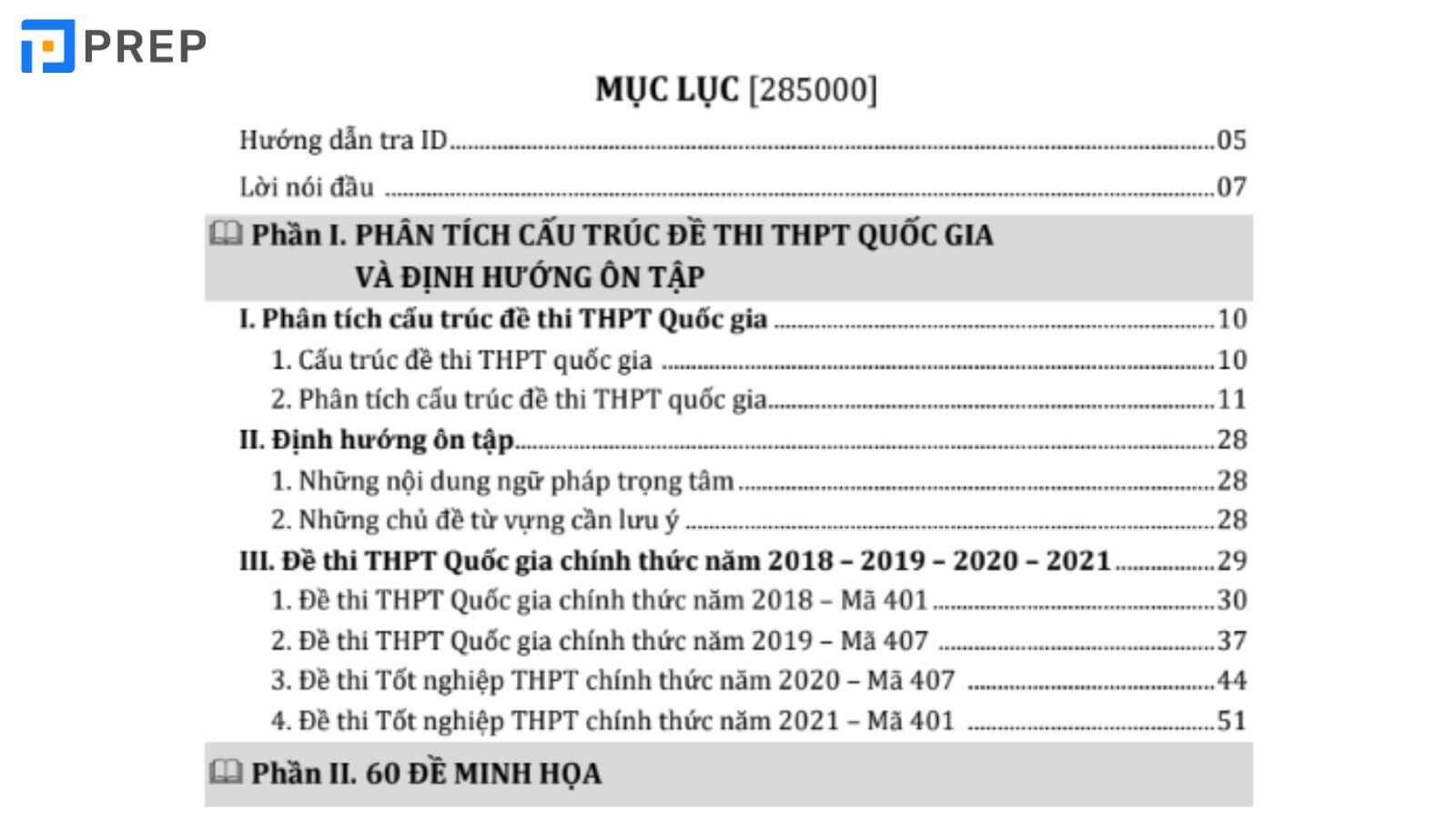 Review nội dung 60 Đề Minh Họa 2023 Môn Tiếng Anh