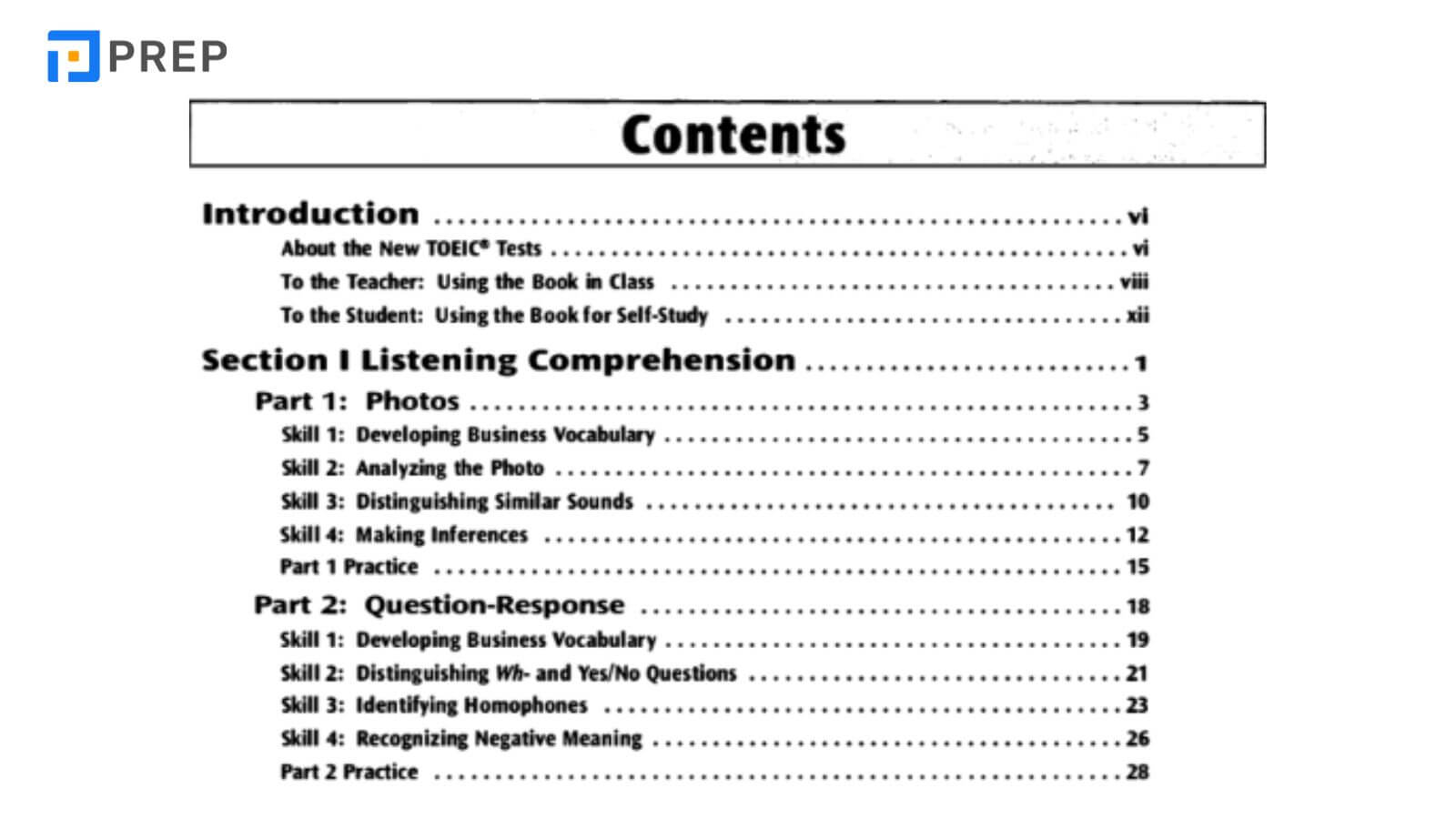 Review nội dung Building Skills For the TOEIC Test