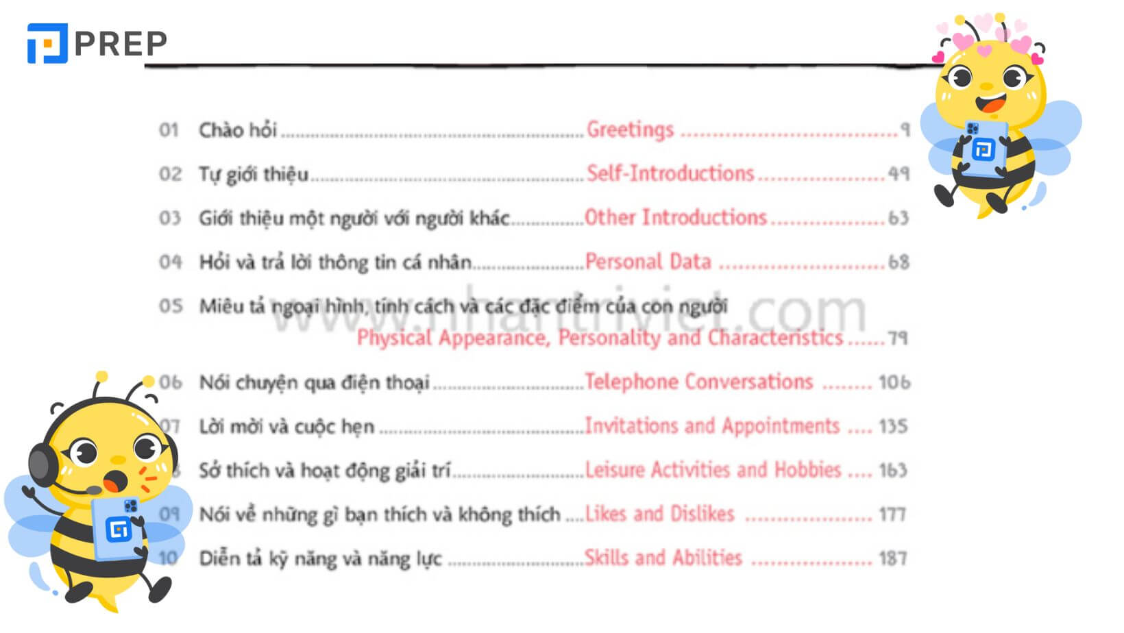 Review nội dung Daily English Conversation