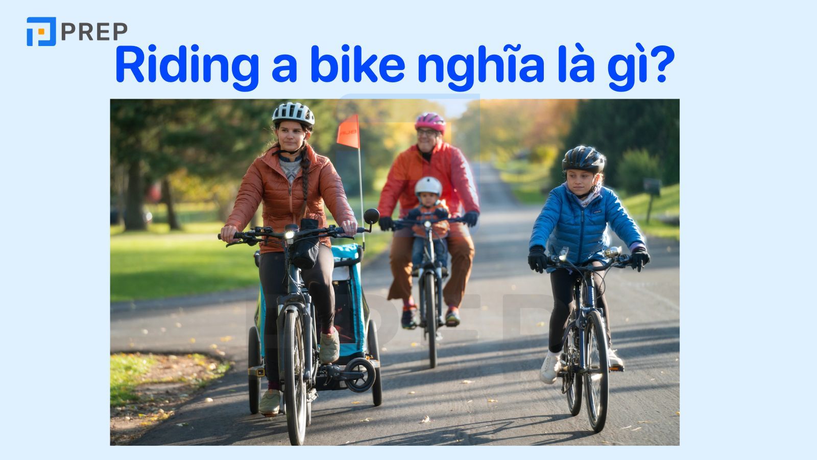 Riding a bike là gì?