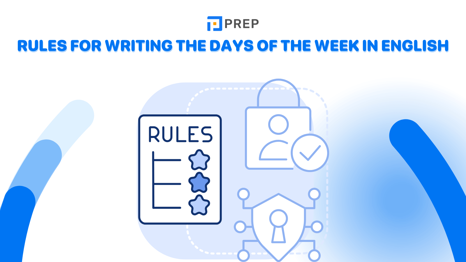 Rules for Writing the Days of the Week in English