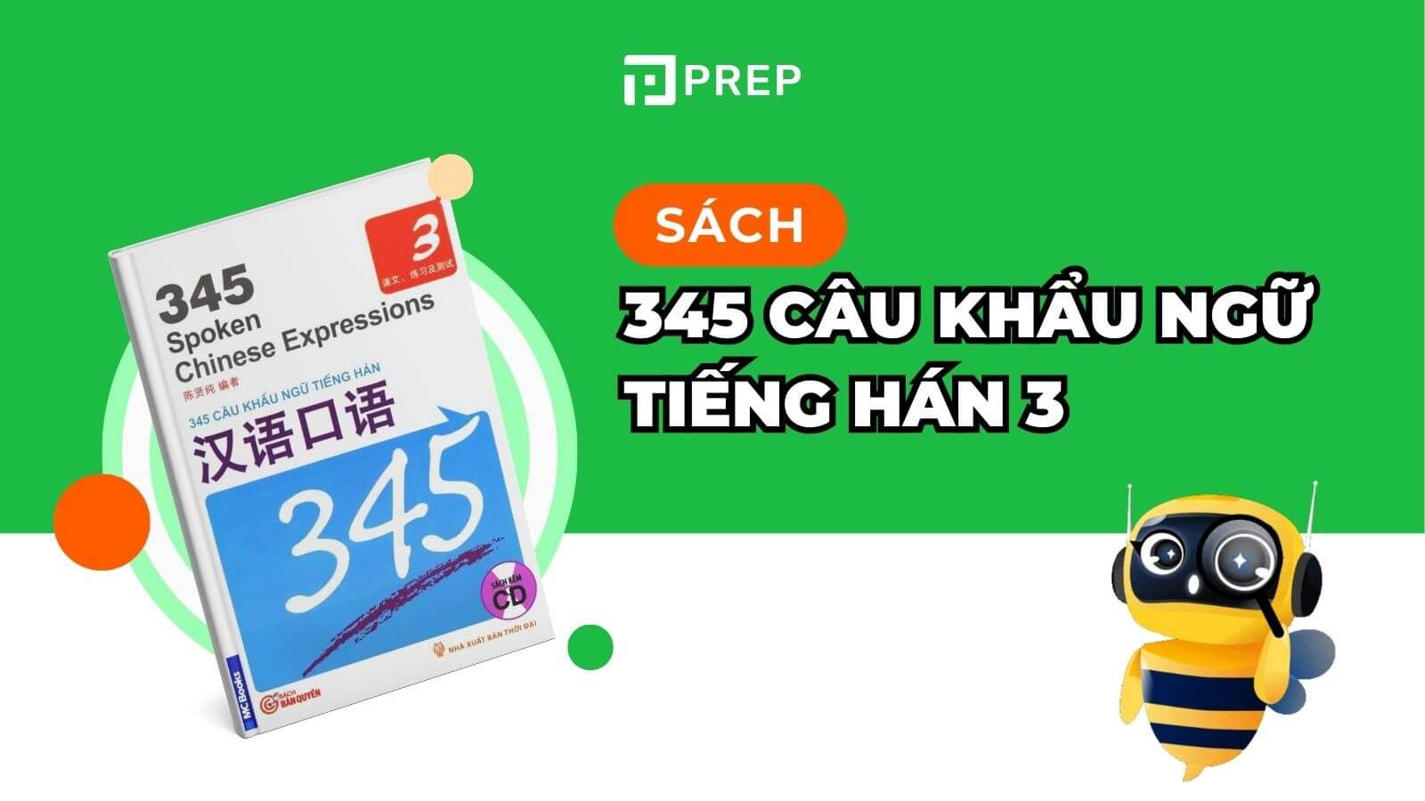 Sách 345 câu khẩu ngữ tiếng Hán tập 3