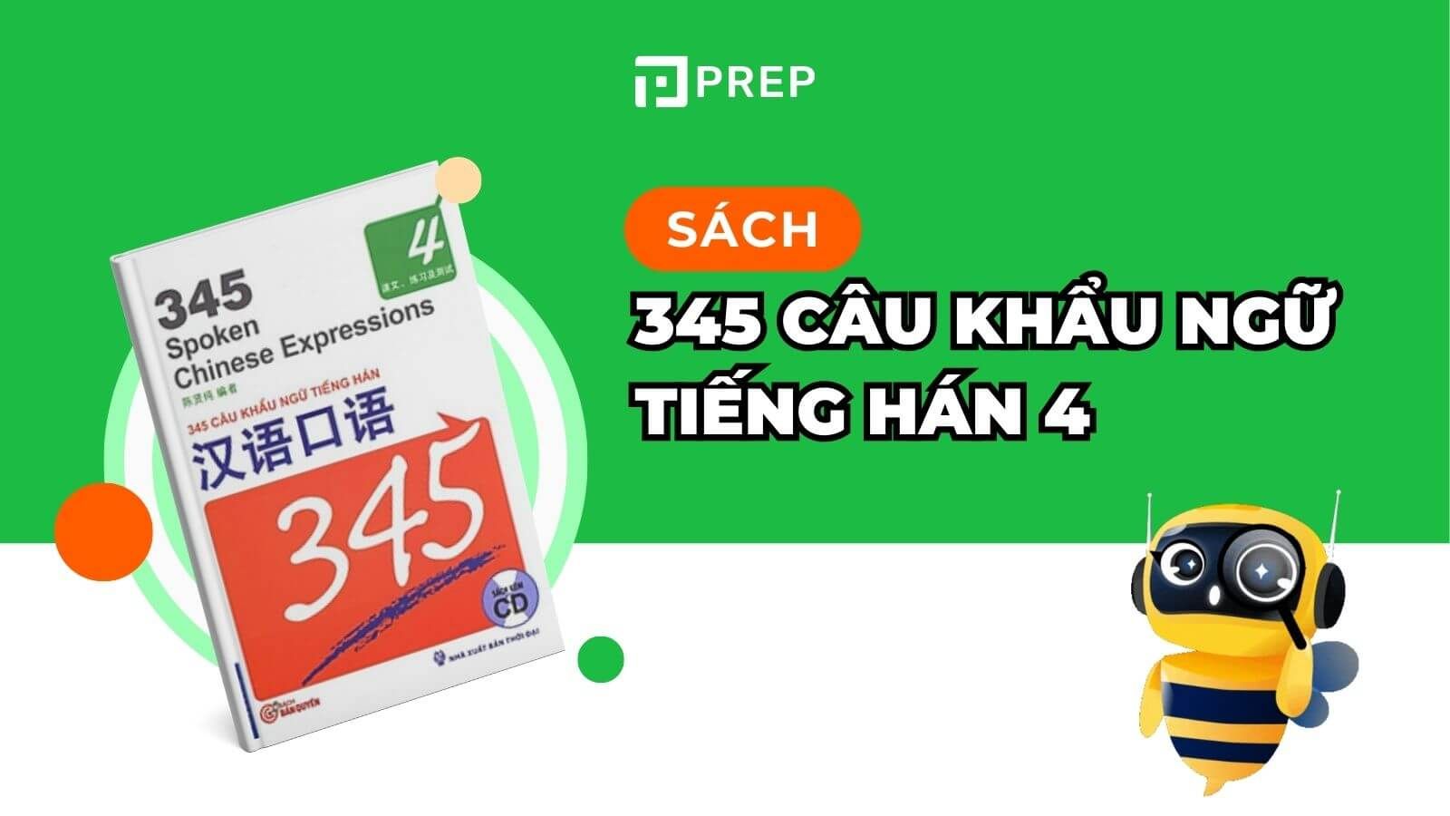 Sách 345 câu khẩu ngữ tiếng Hán tập 4