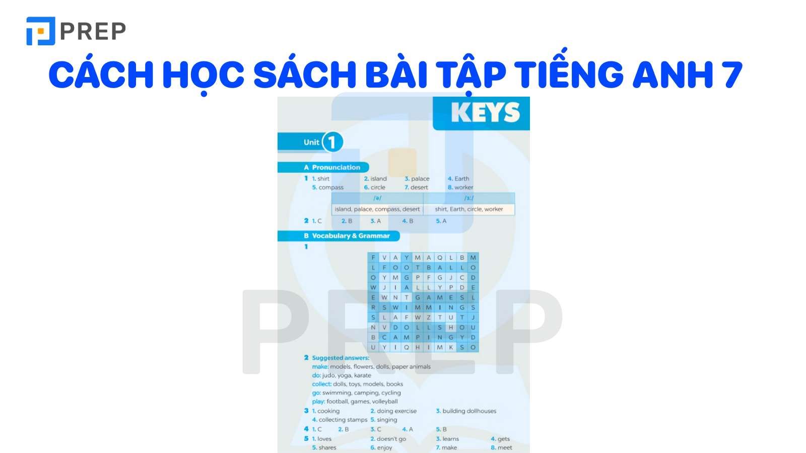 Sách bài tập tiếng Anh lớp 7