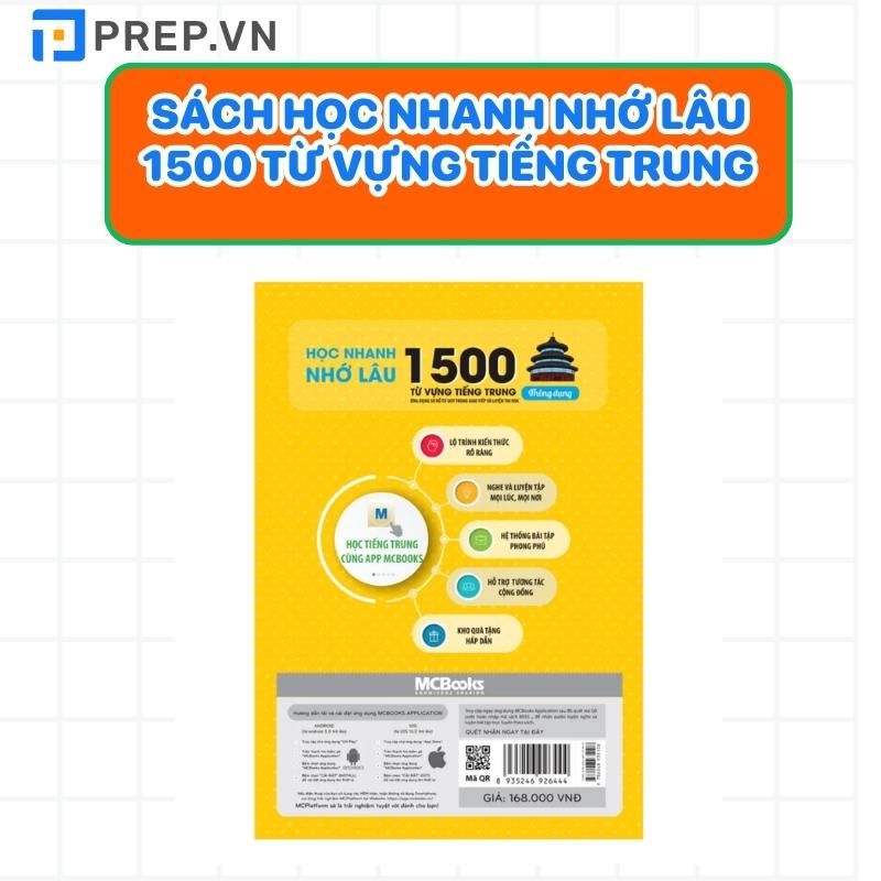 Sách học nhanh nhớ lâu 1500 từ vựng