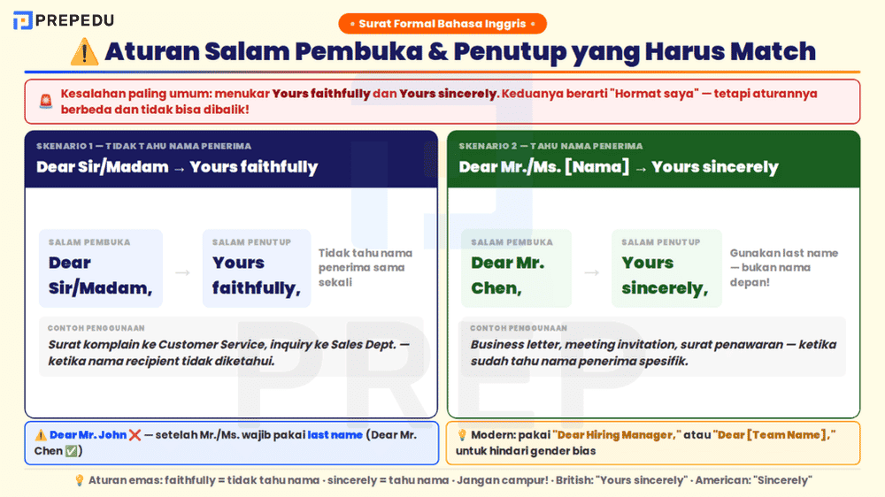 Aturan Salam Pembuka and Penutup yang Harus Match