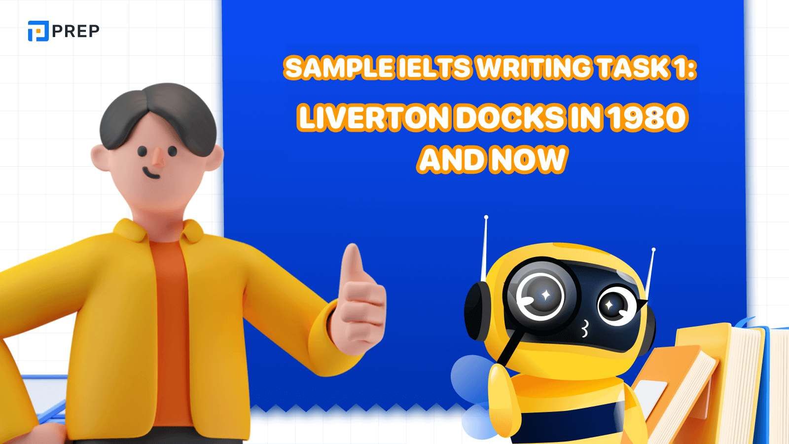 Sample IELTS Writing Task 1 Liverton Docks in 1980 and now