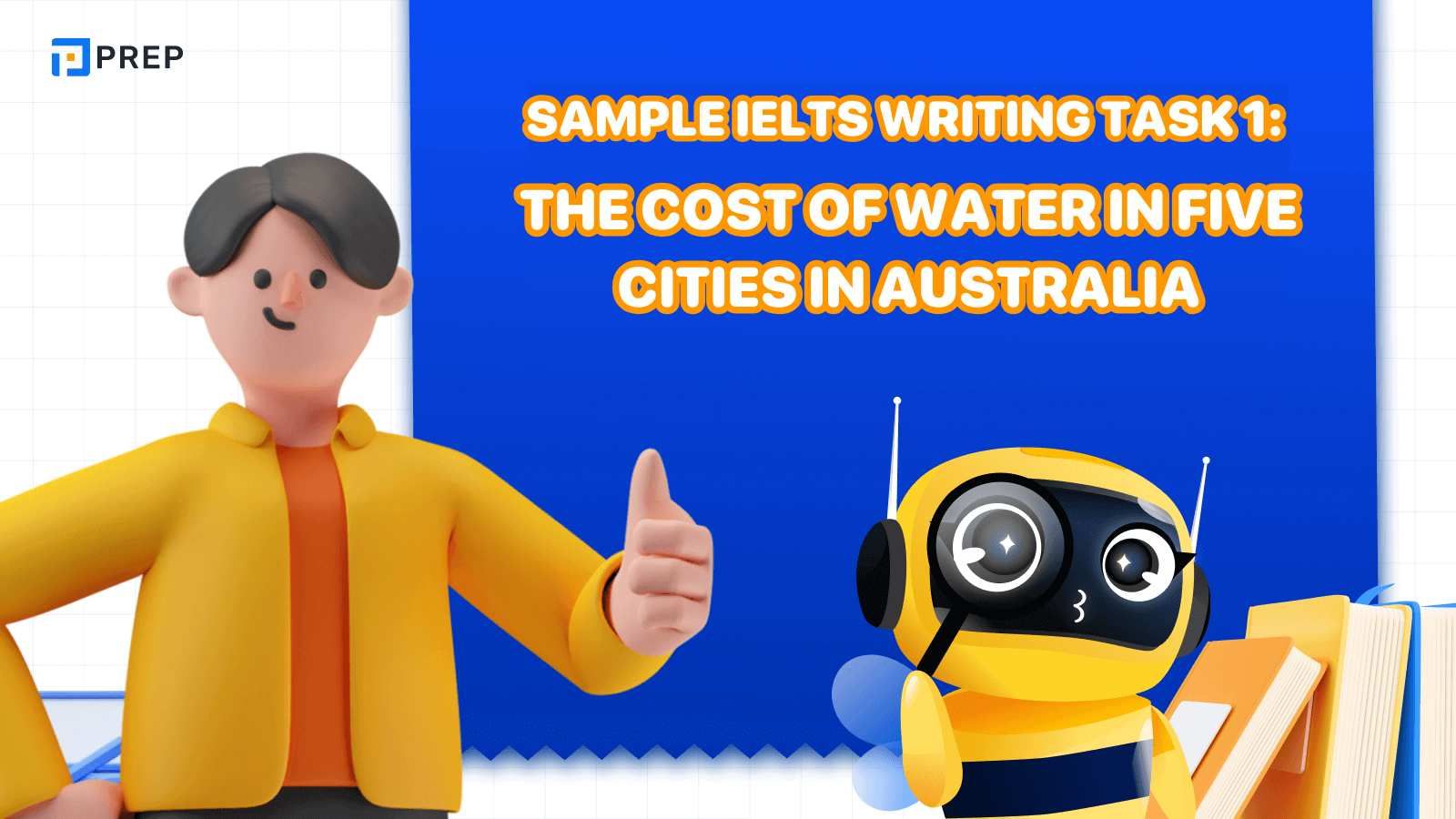 Sample IELTS Writing Task 1 The cost of water in five cities in Australia