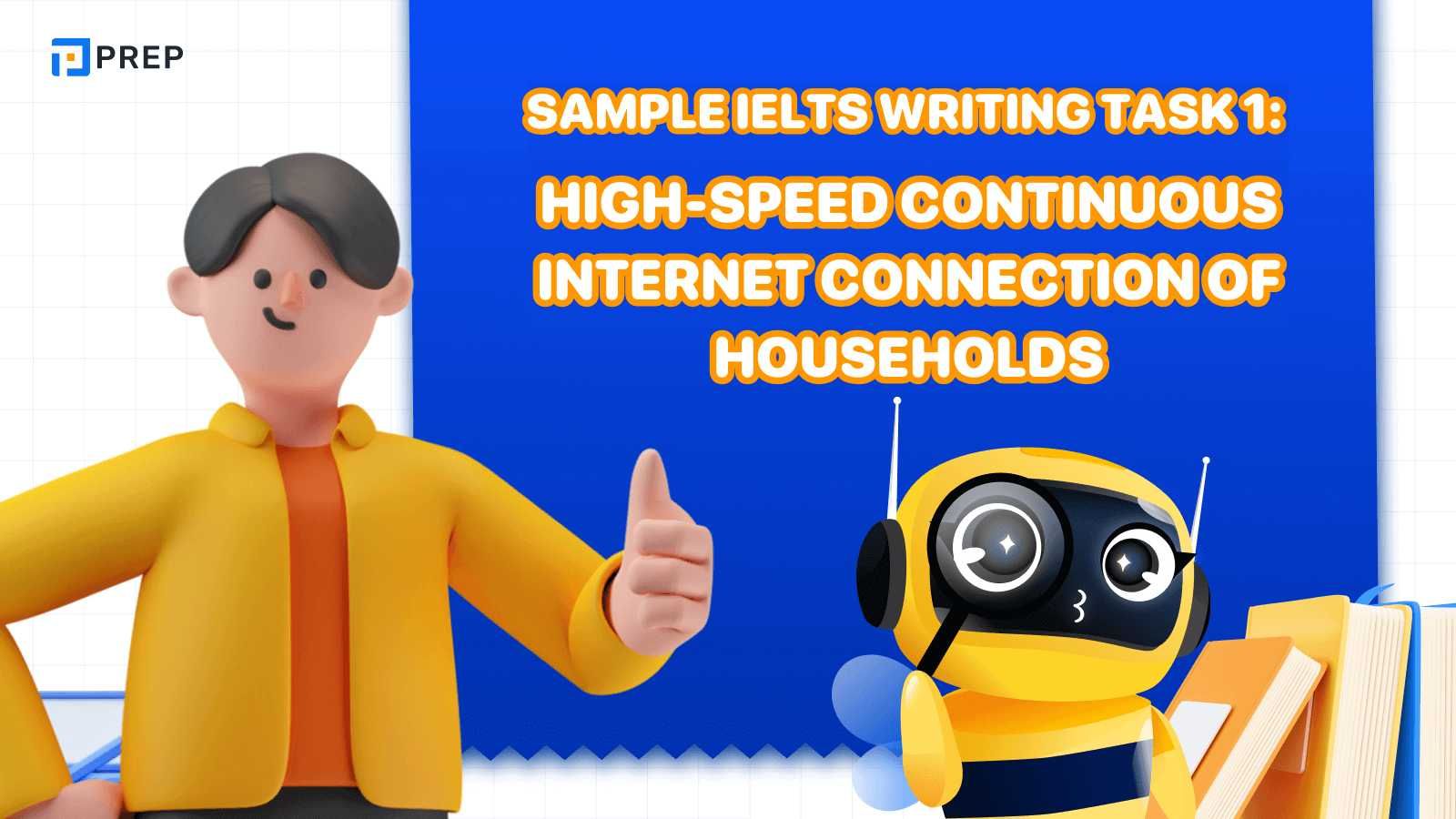 Sample IELTS Writing Task 1 High-speed continuous internet connection of households