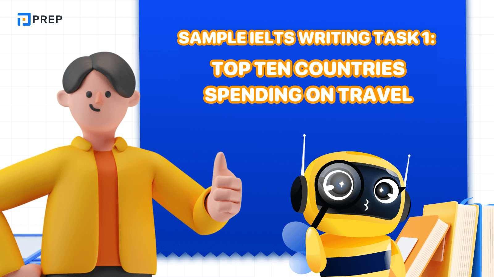 Sample IELTS Writing Task 1 Top ten countries spending on travel