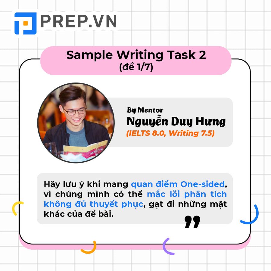 Sample IELTS Writing Task 2