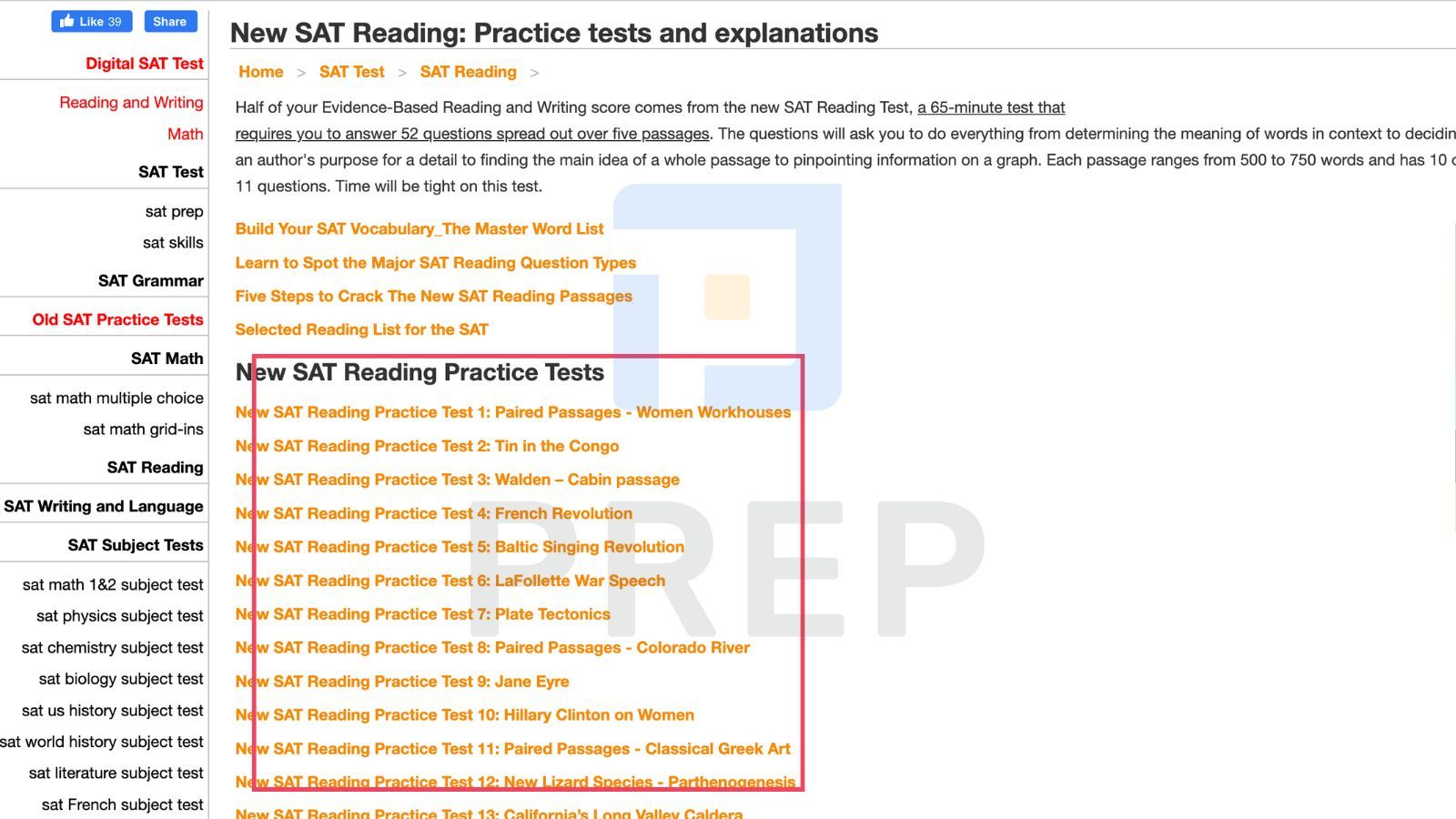 SAT Reading Practice Crack SAT